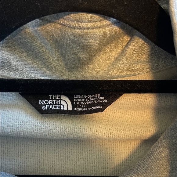 The North Face Light Gray Half-Zip Pullover - Picture 2 of 2